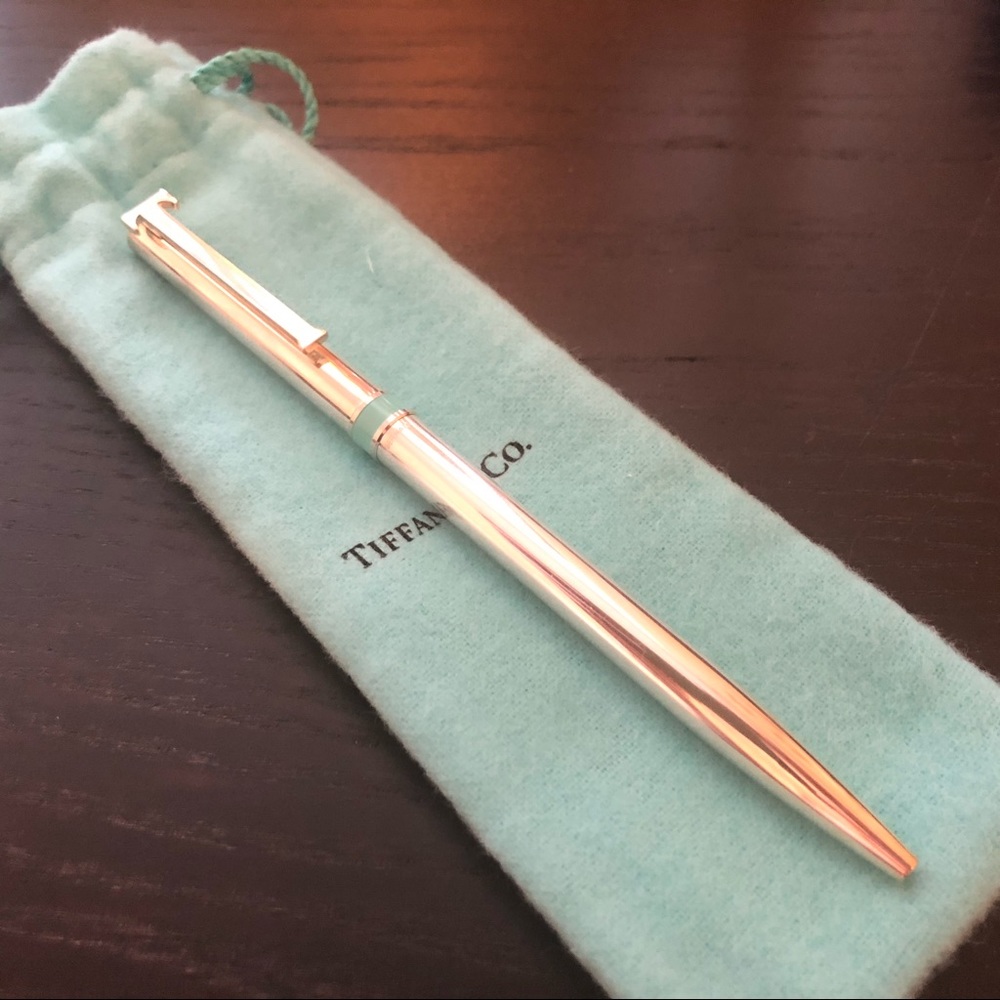 Authentic Tiffany & Co. T-Clip Ballpoint Pen